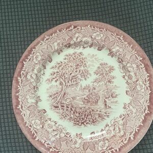 Vintage Floral Dinner Plate